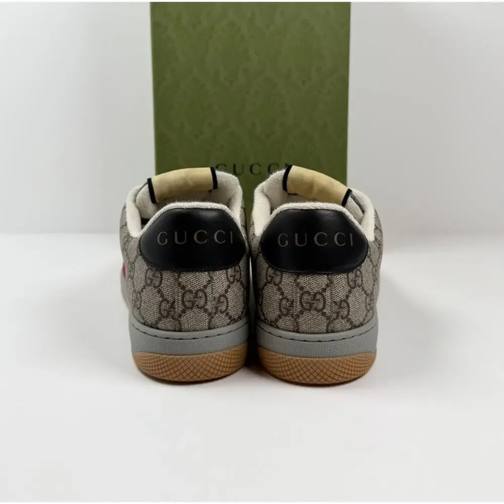 Size 8.5US - Gucci Screener Beige Monogram NEW/RETAIL $1.1K!